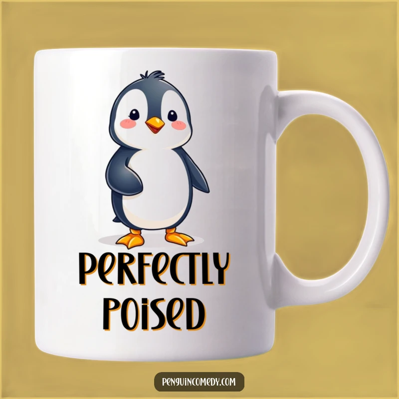 Funny Penguin Balance Mug - Hilarious Gift for the Steadfast!