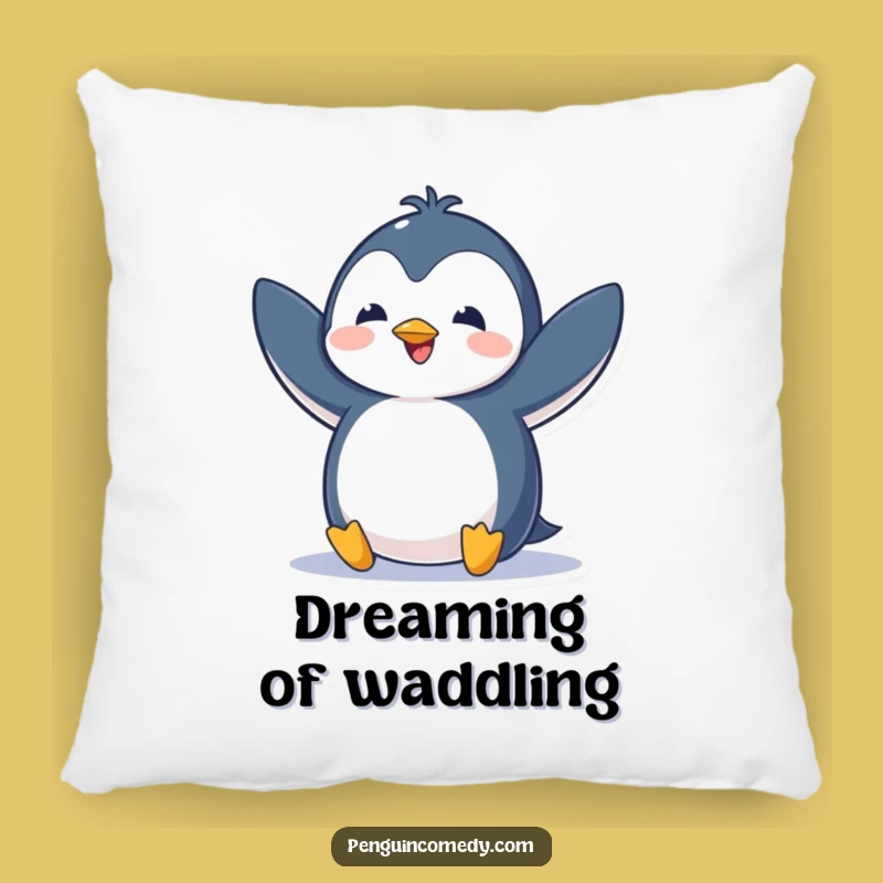 Funny Penguin Flap Pillow - Cozy Excitement Funny Gift