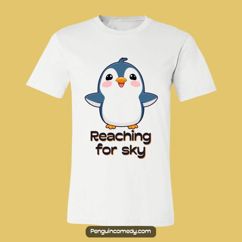 Funny Penguin Joyful T-Shirt: Uplifting Bird Design, Awesome Tee!